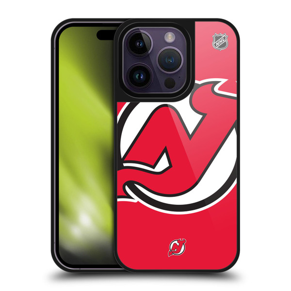NHL New Jersey Devils Oversized Gel Armour Case For Apple iPhone 14 Pro