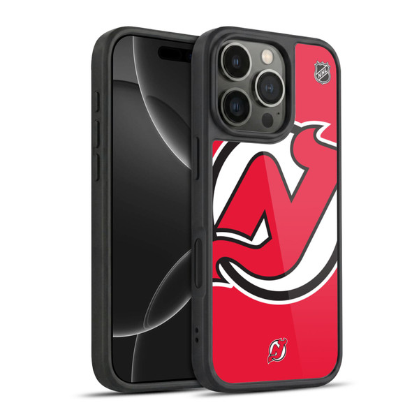NHL New Jersey Devils Oversized Gel Armour Case For Apple iPhone 16 Pro