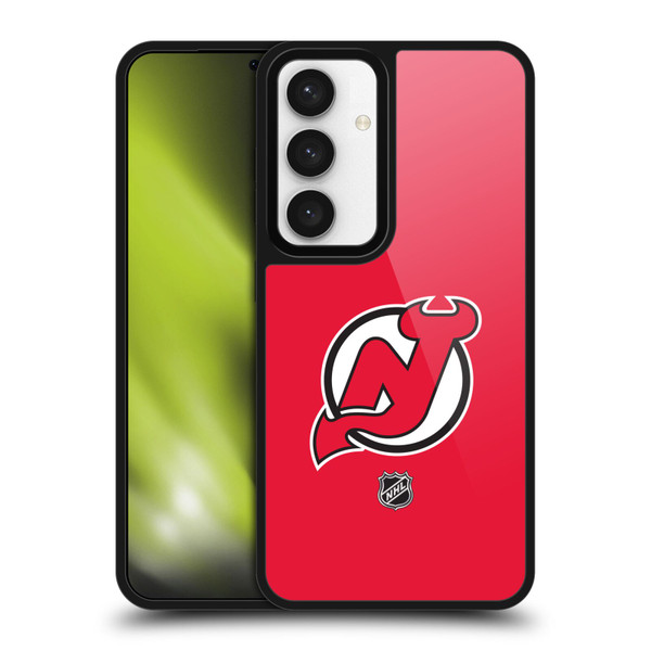 NHL New Jersey Devils Plain Gel Armour Case For Samsung Galaxy S24 5G