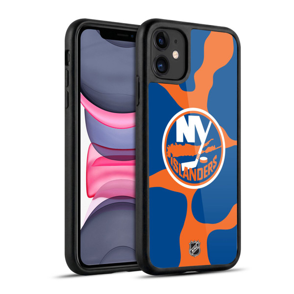 NHL New York Islanders Cow Pattern Gel Armour Case For Apple iPhone 11
