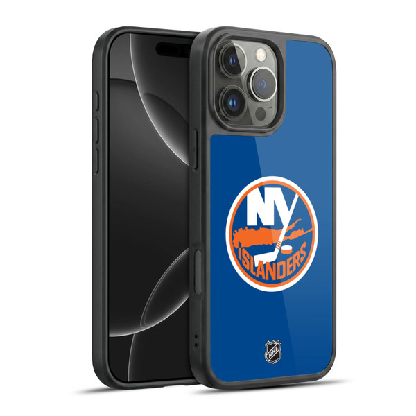 NHL New York Islanders Plain Gel Armour Case For Apple iPhone 16 Pro Max
