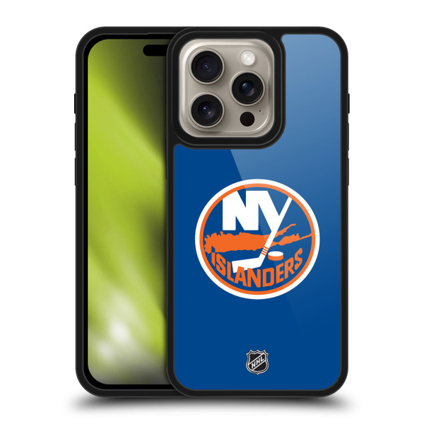 NHL New York Islanders Plain Gel Armour Case For Apple iPhone 16 Pro