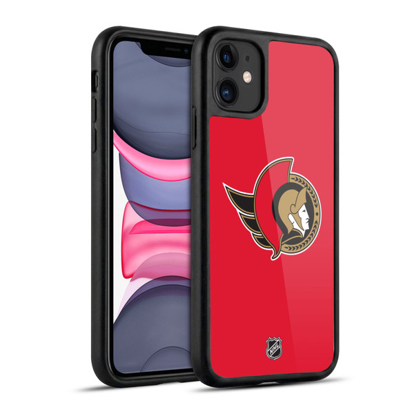NHL Ottawa Senators Plain Gel Armour Case For Apple iPhone 11