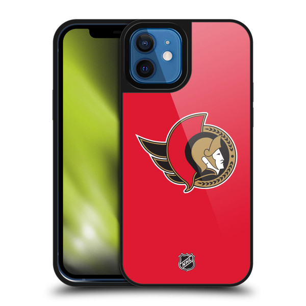 NHL Ottawa Senators Plain Gel Armour Case For Apple iPhone 12 / iPhone 12 Pro