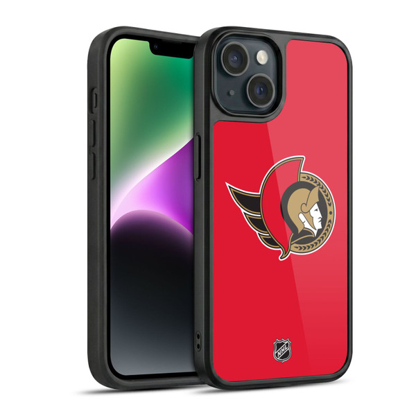 NHL Ottawa Senators Plain Gel Armour Case For Apple iPhone 14