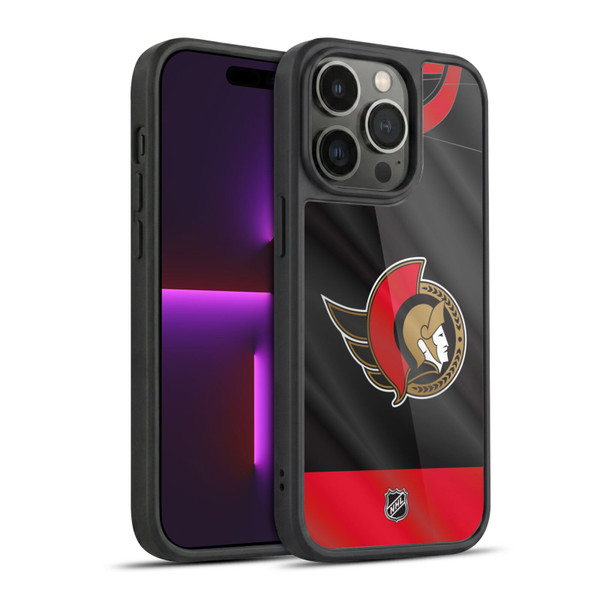 NHL Ottawa Senators Jersey Gel Armour Case For Apple iPhone 14 Pro