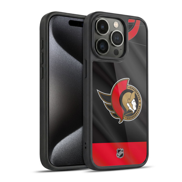 NHL Ottawa Senators Jersey Gel Armour Case For Apple iPhone 15 Pro