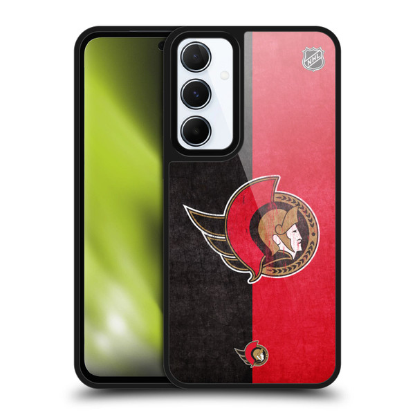 NHL Ottawa Senators Half Distressed Gel Armour Case For Samsung Galaxy A55 5G