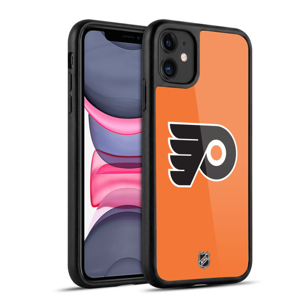 NHL Philadelphia Flyers Plain Gel Armour Case For Apple iPhone 11