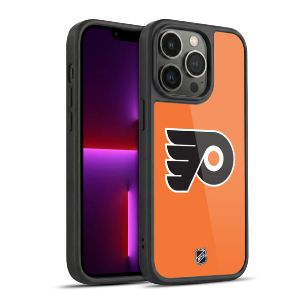 NHL Philadelphia Flyers Plain Gel Armour Case For Apple iPhone 13 Pro