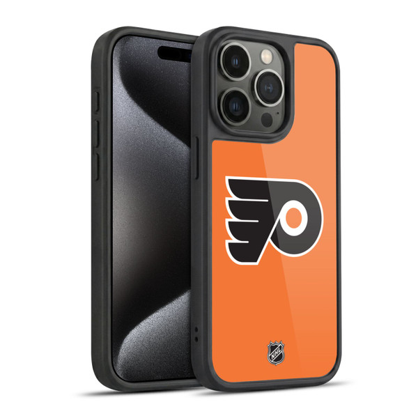 NHL Philadelphia Flyers Plain Gel Armour Case For Apple iPhone 15 Pro