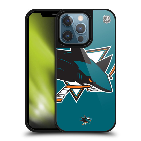 NHL San Jose Sharks Oversized Gel Armour Case For Apple iPhone 13 Pro