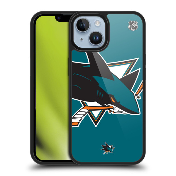 NHL San Jose Sharks Oversized Gel Armour Case For Apple iPhone 14