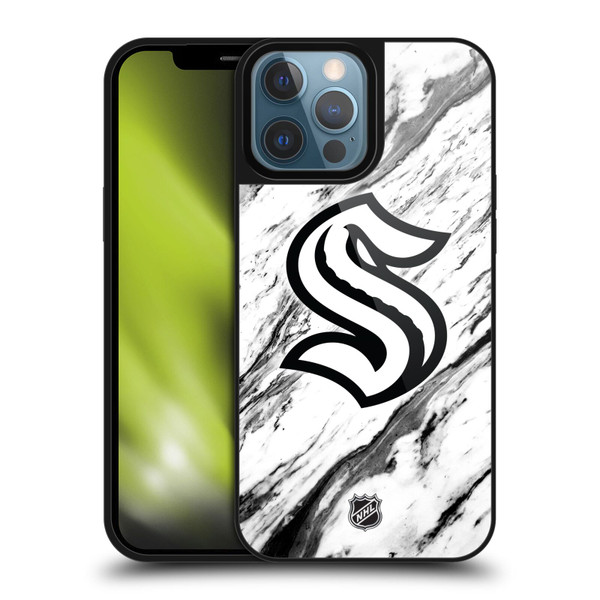 NHL Seattle Kraken Marble Gel Armour Case For Apple iPhone 13 Pro Max NHL Seattle Kraken Marble Gel Armour Case For Apple iPhone 13 Pro Max