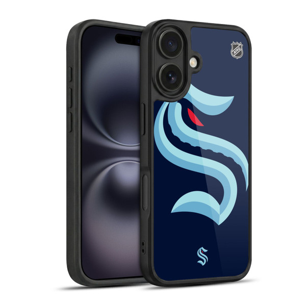 NHL Seattle Kraken Oversized Gel Armour Case For Apple iPhone 16