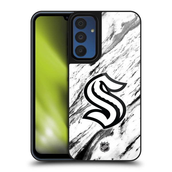 NHL Seattle Kraken Marble Gel Armour Case For Samsung Galaxy A15