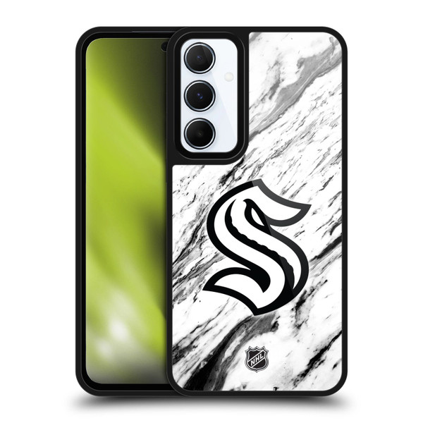 NHL Seattle Kraken Marble Gel Armour Case For Samsung Galaxy A55 5G
