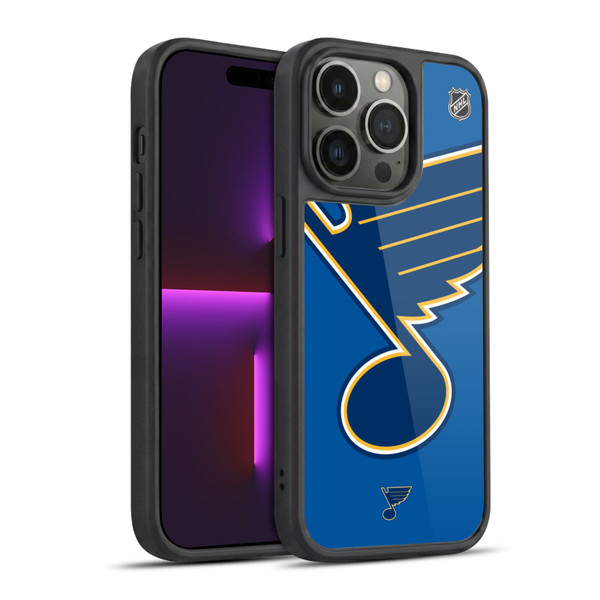 NHL St Louis Blues Oversized Gel Armour Case For Apple iPhone 14 Pro