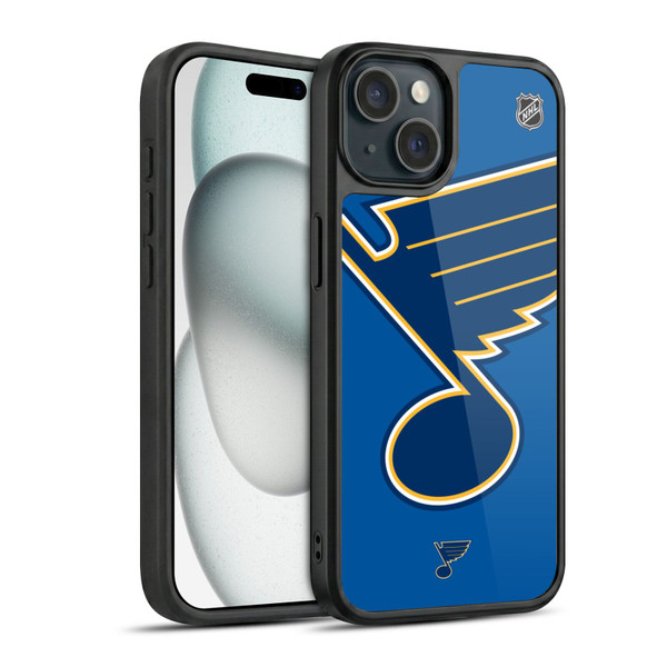 NHL St Louis Blues Oversized Gel Armour Case For Apple iPhone 15