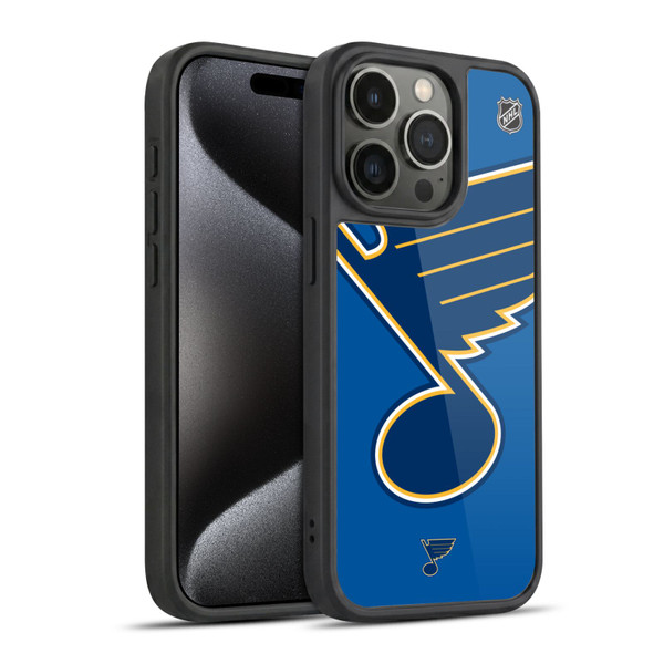 NHL St Louis Blues Oversized Gel Armour Case For Apple iPhone 15 Pro