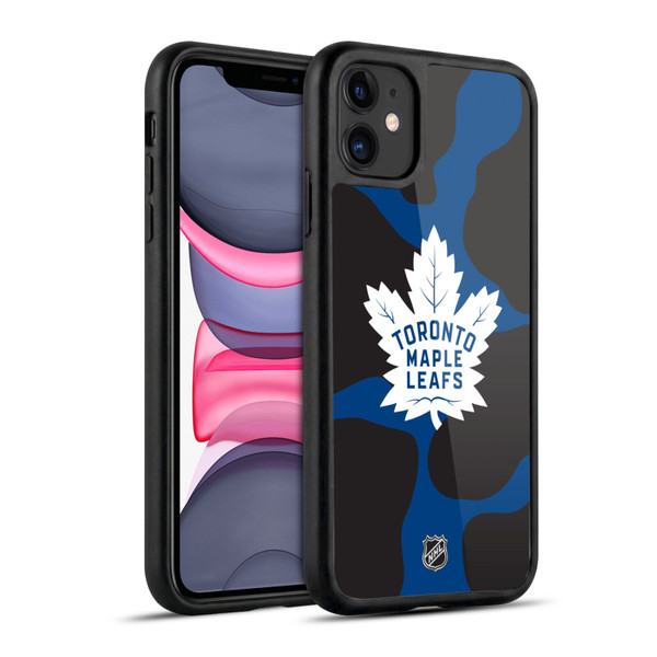 NHL Toronto Maple Leafs Cow Pattern Gel Armour Case For Apple iPhone 11