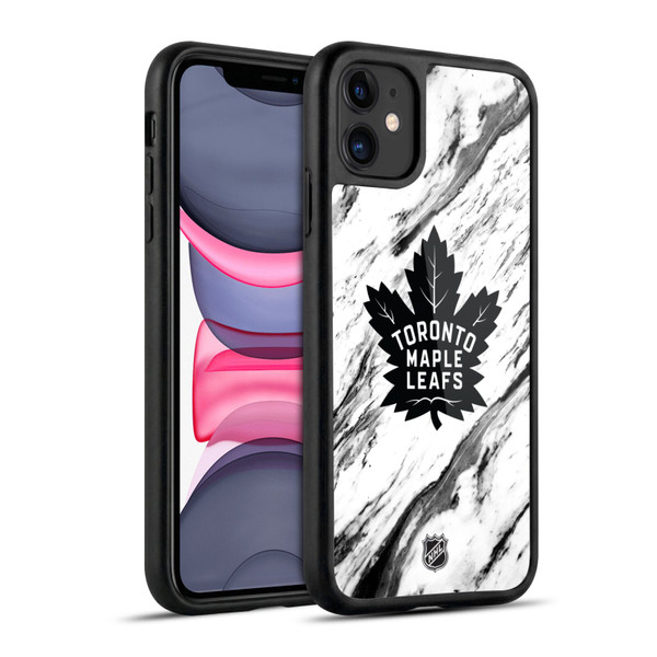 NHL Toronto Maple Leafs Marble Gel Armour Case For Apple iPhone 11