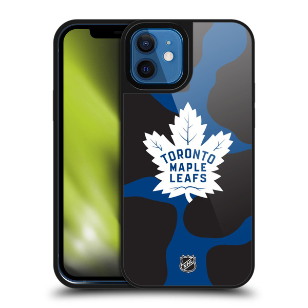 NHL Toronto Maple Leafs Cow Pattern Gel Armour Case For Apple iPhone 12 / iPhone 12 Pro