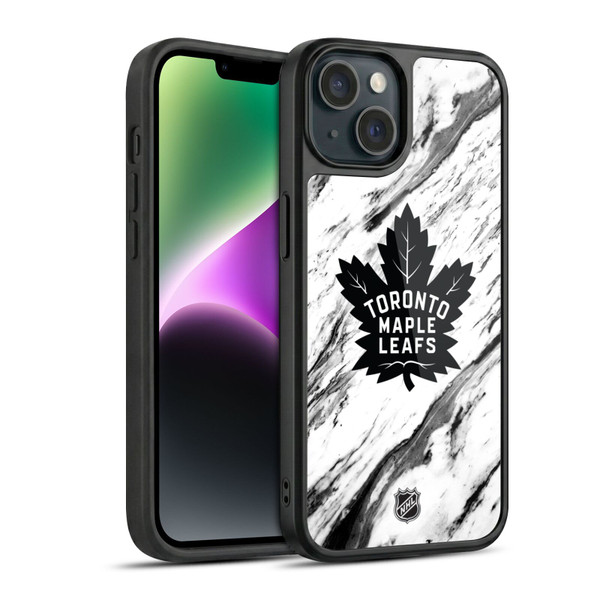NHL Toronto Maple Leafs Marble Gel Armour Case For Apple iPhone 14