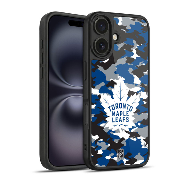 NHL Toronto Maple Leafs Camouflage Gel Armour Case For Apple iPhone 16