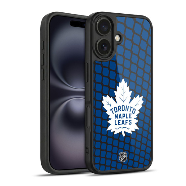 NHL Toronto Maple Leafs Net Pattern Gel Armour Case For Apple iPhone 16