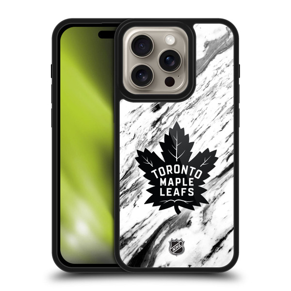 NHL Toronto Maple Leafs Marble Gel Armour Case For Apple iPhone 16 Pro NHL Toronto Maple Leafs Marble Gel Armour Case For Apple iPhone 16 Pro