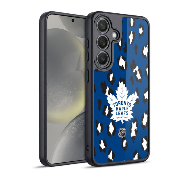 NHL Toronto Maple Leafs Leopard Pattern Gel Armour Case For Samsung Galaxy S24 5G