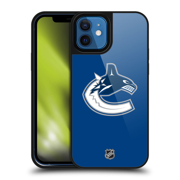 NHL Vancouver Canucks Plain Gel Armour Case For Apple iPhone 12 / iPhone 12 Pro