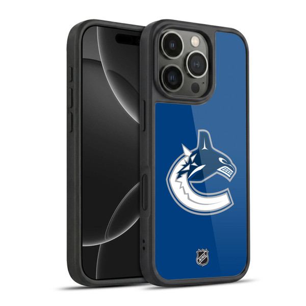 NHL Vancouver Canucks Plain Gel Armour Case For Apple iPhone 16 Pro