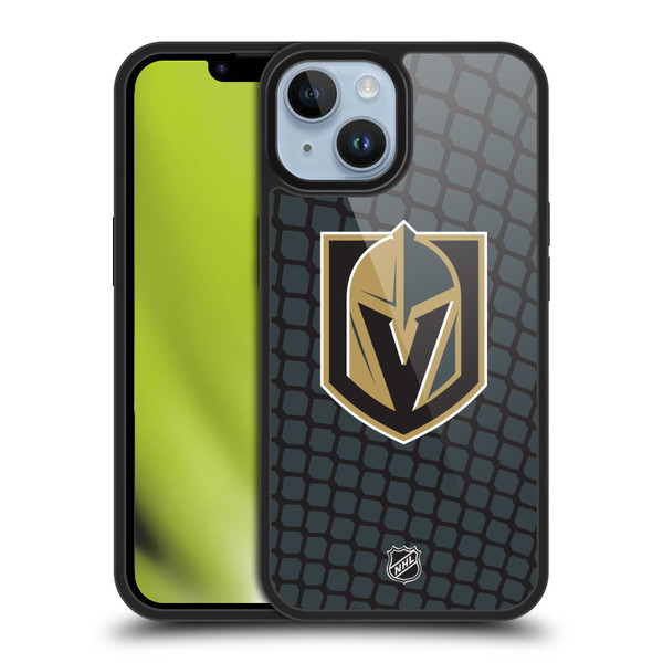 NHL Vegas Golden Knights Net Pattern Gel Armour Case For Apple iPhone 14