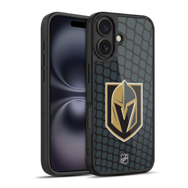 NHL Vegas Golden Knights Net Pattern Gel Armour Case For Apple iPhone 16