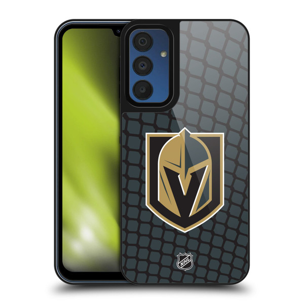NHL Vegas Golden Knights Net Pattern Gel Armour Case For Samsung Galaxy A15