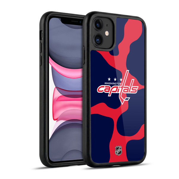 NHL Washington Capitals Cow Pattern Gel Armour Case For Apple iPhone 11