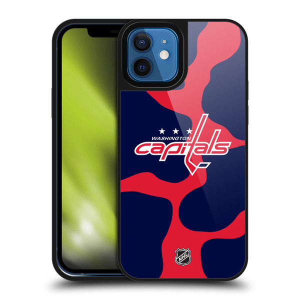 NHL Washington Capitals Cow Pattern Gel Armour Case For Apple iPhone 12 / iPhone 12 Pro