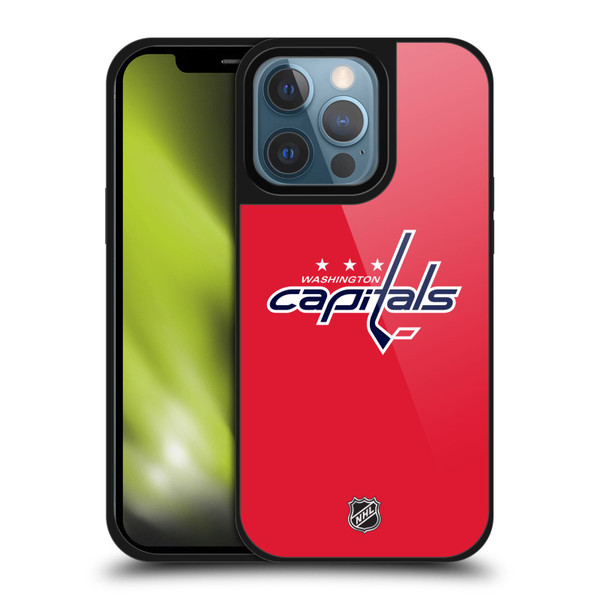 NHL Washington Capitals Plain Gel Armour Case For Apple iPhone 13 Pro