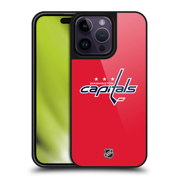 NHL Washington Capitals Plain Gel Armour Case For Apple iPhone 14 Pro Max NHL Washington Capitals Plain Gel Armour Case For Apple iPhone 14 Pro Max