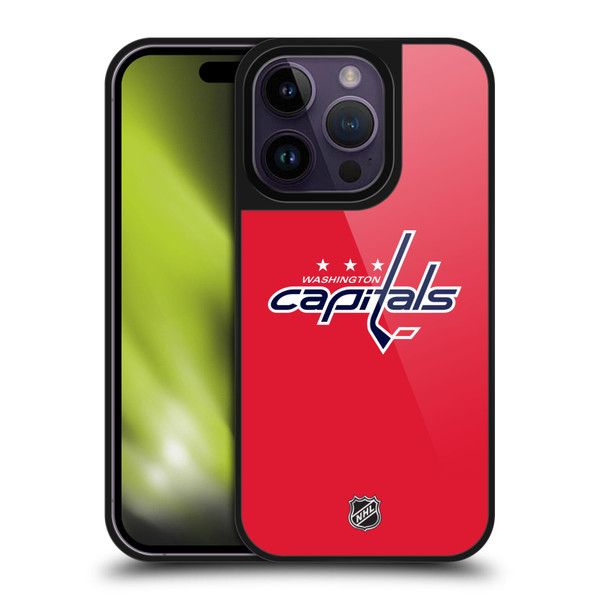 NHL Washington Capitals Plain Gel Armour Case For Apple iPhone 14 Pro