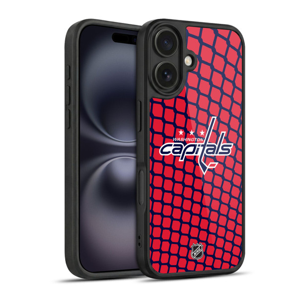 NHL Washington Capitals Net Pattern Gel Armour Case For Apple iPhone 16
