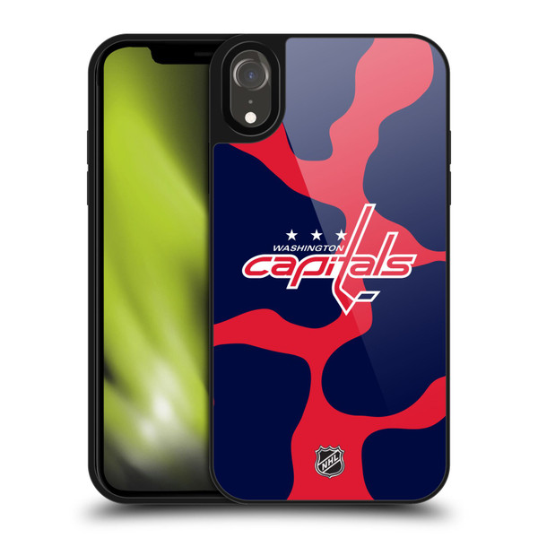 NHL Washington Capitals Cow Pattern Gel Armour Case For Apple iPhone XR