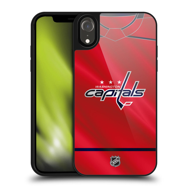 NHL Washington Capitals Jersey Gel Armour Case For Apple iPhone XR