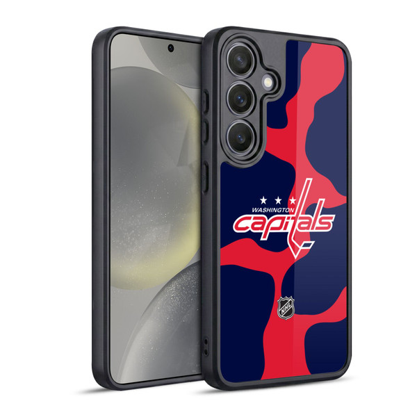 NHL Washington Capitals Cow Pattern Gel Armour Case For Samsung Galaxy S24 5G