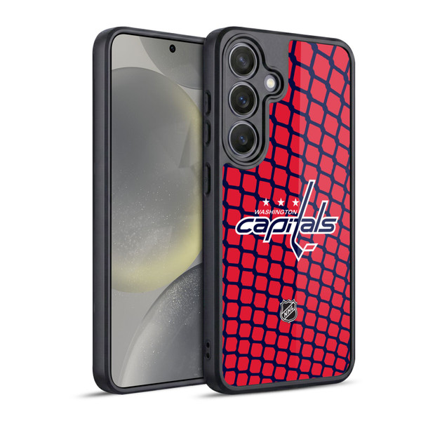 NHL Washington Capitals Net Pattern Gel Armour Case For Samsung Galaxy S24 5G