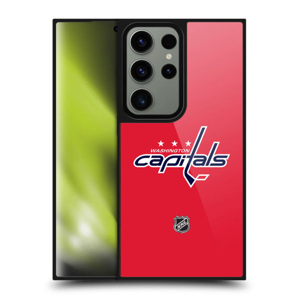 NHL Washington Capitals Plain Gel Armour Case For Samsung Galaxy S24 Ultra 5G