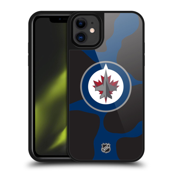 NHL Winnipeg Jets Cow Pattern Gel Armour Case For Apple iPhone 11 NHL Winnipeg Jets Cow Pattern Gel Armour Case For Apple iPhone 11