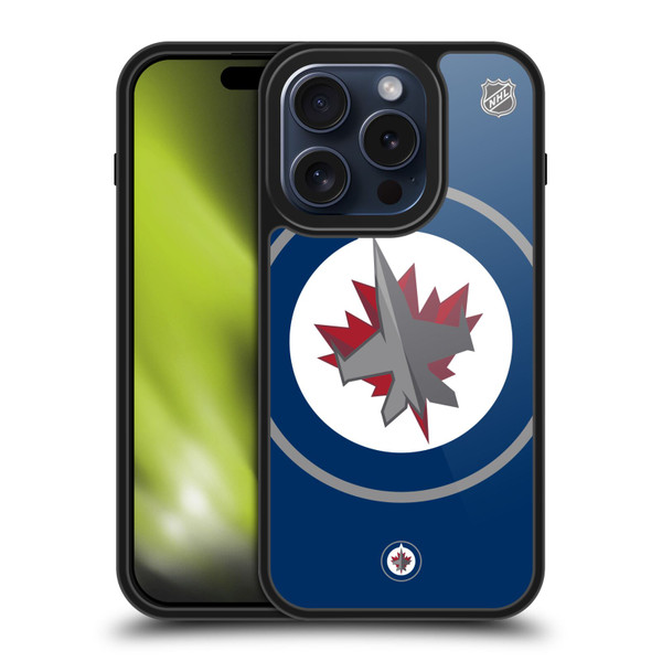 NHL Winnipeg Jets Oversized Gel Armour Case For Apple iPhone 15 Pro